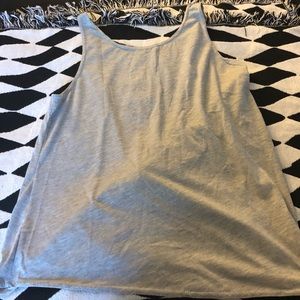 Gray tank top